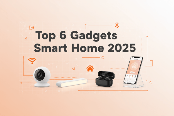 Top 6 Gadgets Smart Home 2025: Guia Completo - Lynzo - Lynzo