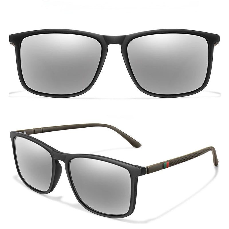 Óculos de Sol Vintage Quadrado Polarizado UV400 | Luxo Unissex