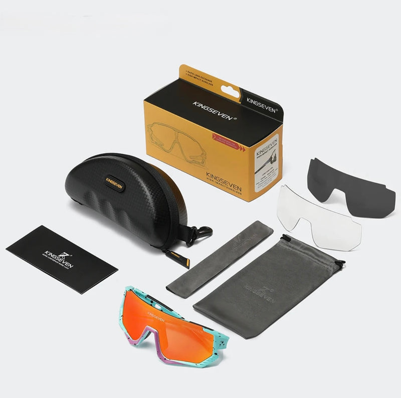 Óculos de Ciclismo KINGSEVEN – Polarizados UV400