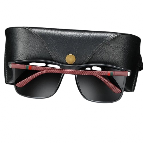Óculos de Sol Vintage Quadrado Polarizado UV400 | Luxo Unissex