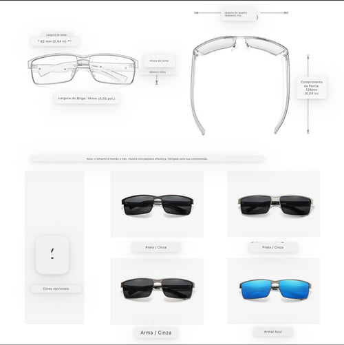 Lentes polarizadas KINGSEVEN UV400