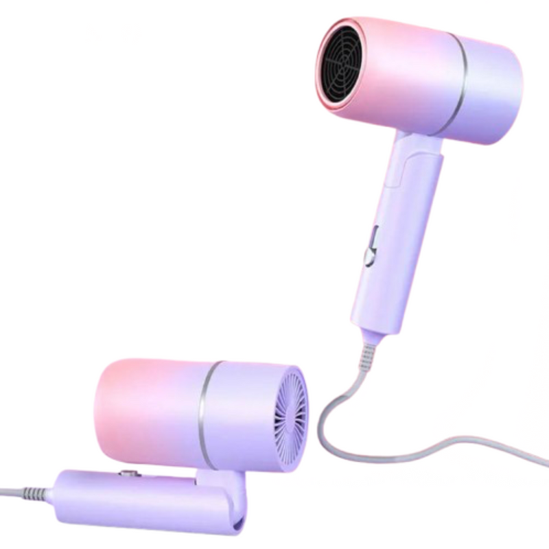 Secador de Cabelo Portátil Dobrável – Compacto e Potente