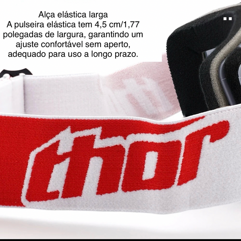 Óculos Motocross MX Off Road – Unissex Anti-Fog e Proteção UV400
