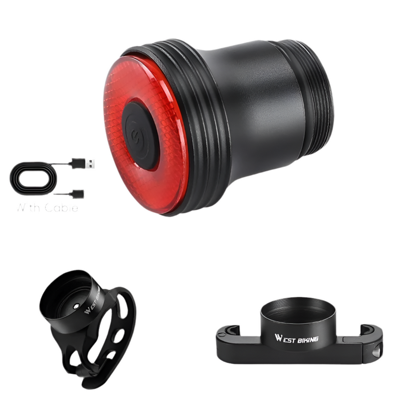 Luz Traseira Inteligente West Biking YP0701367 IPX6