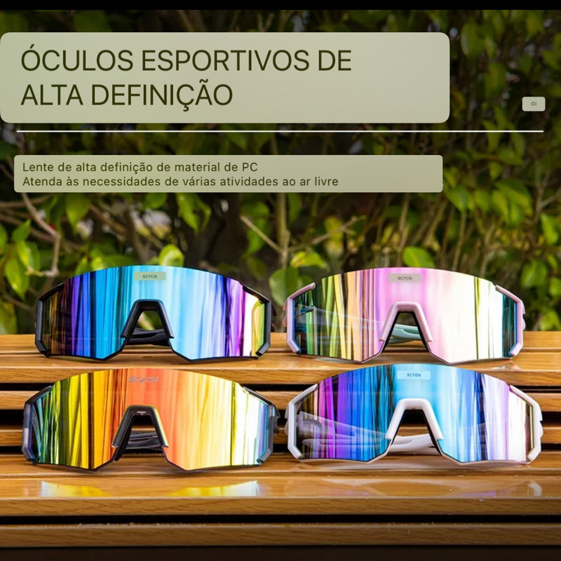 Óculos Esportivo SCVCN UV400 – Ciclismo e Outdoor