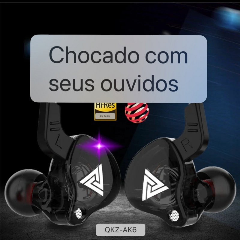 Fone In-Ear com Cancelamento de Ruído e Microfone