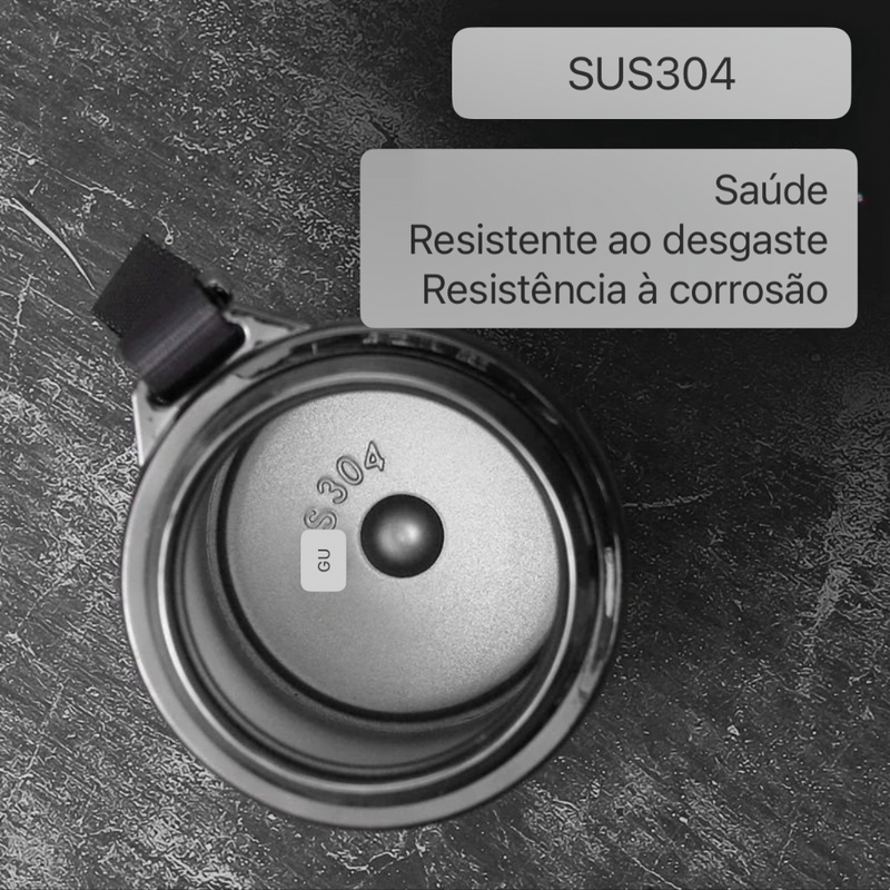 Garrafa Térmica LED 500ML-1L – Aço Inoxidável