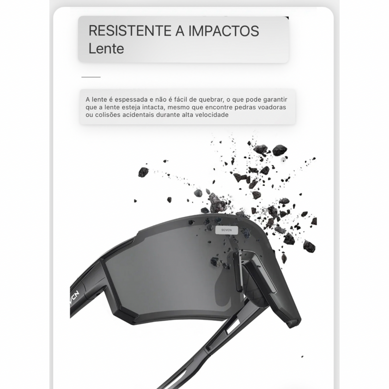 Óculos Esportivo SCVCN UV400 – Ciclismo e Outdoor