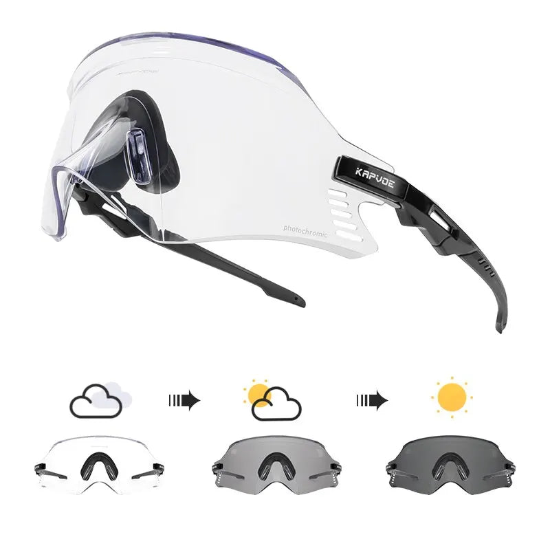 Óculos Ciclismo UV400 Fotocromático Unissex