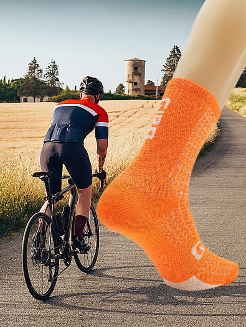 Meias de Compressão para Ciclismo – Unissex e Confortáveis