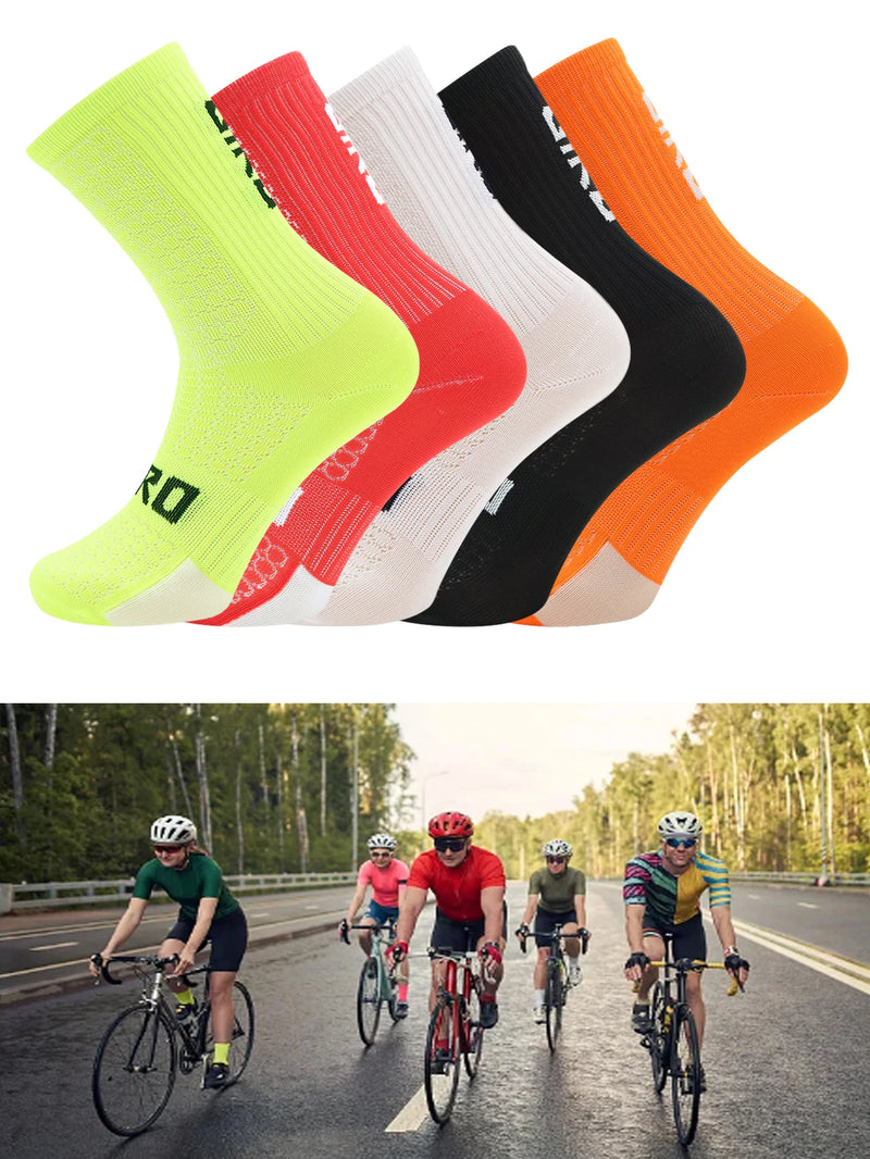 Meias de Compressão para Ciclismo – Unissex e Confortáveis
