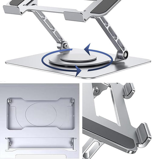 Base do notebook em alumínio