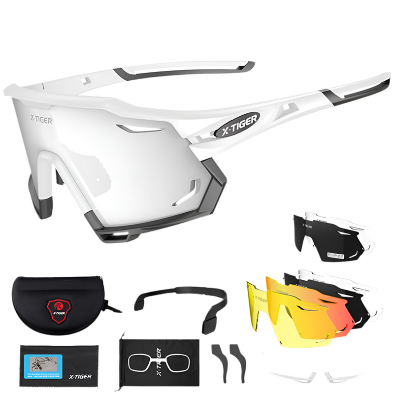 Óculos X-TIGER 5 Lentes Polarizadas UV400 Profissional