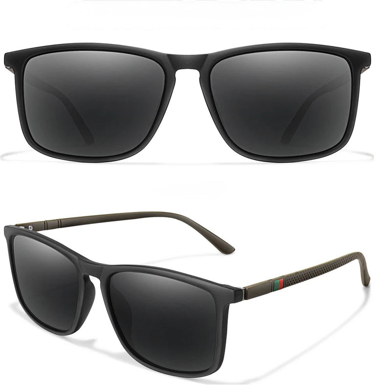 Óculos de Sol Vintage Quadrado Polarizado UV400 | Luxo Unissex