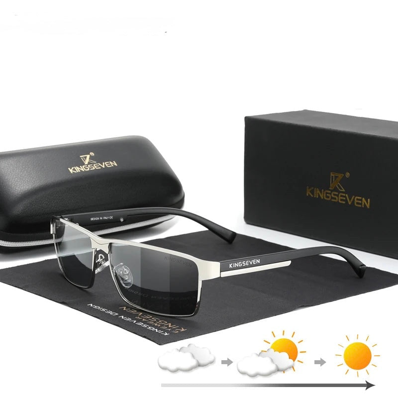 Óculos KINGSEVEN Fotocromático Polarizado Masculino