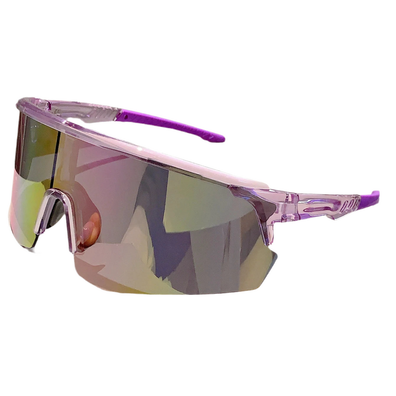 Óculos Esportivo Feminino Oversized UV400 Semi Aro