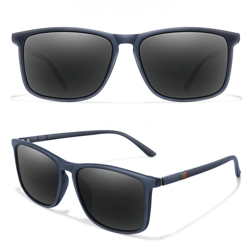 Óculos de Sol Vintage Quadrado Polarizado UV400 | Luxo Unissex