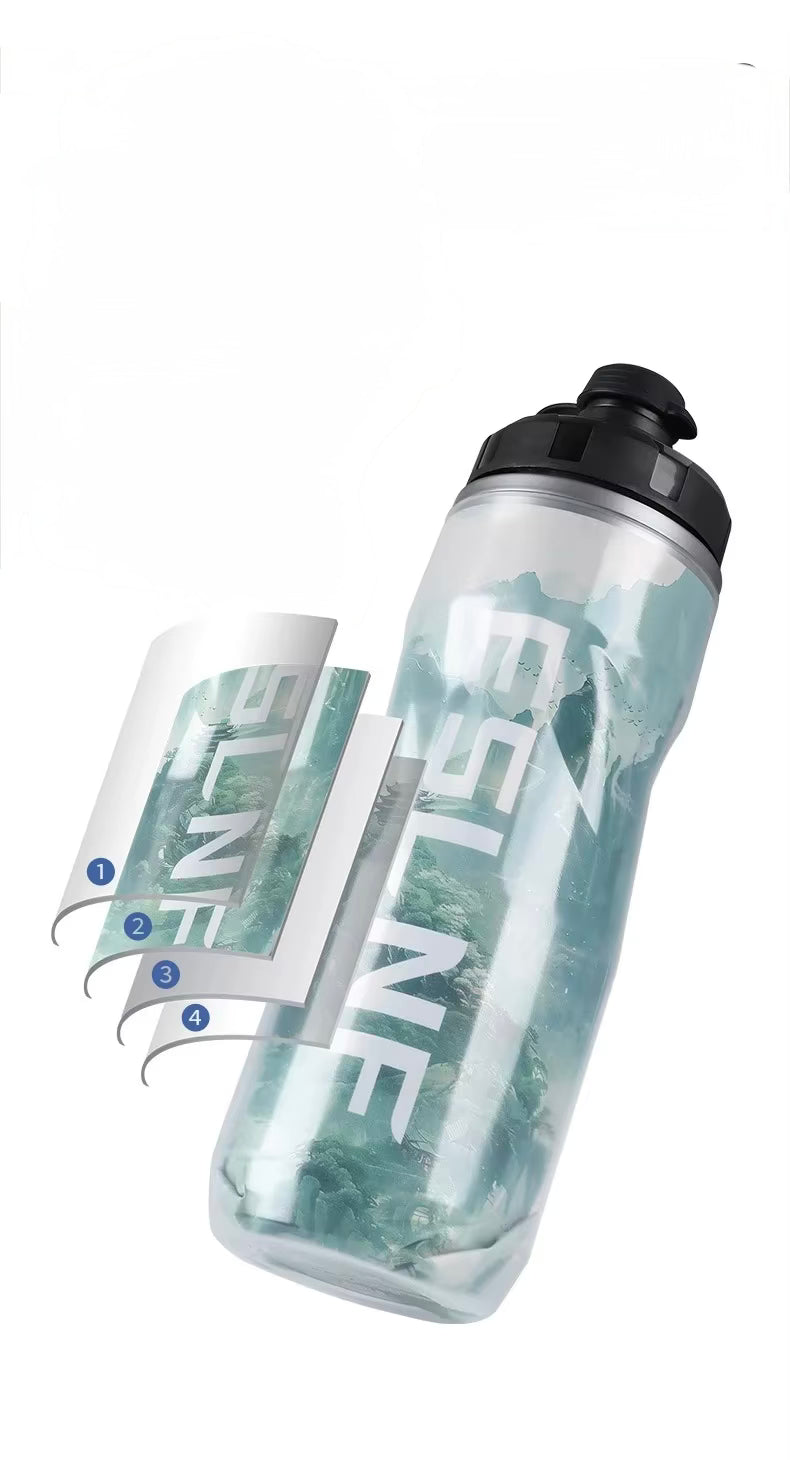 Garrafa Térmica ESLNF 610ml | Hidratação Gelada MTB