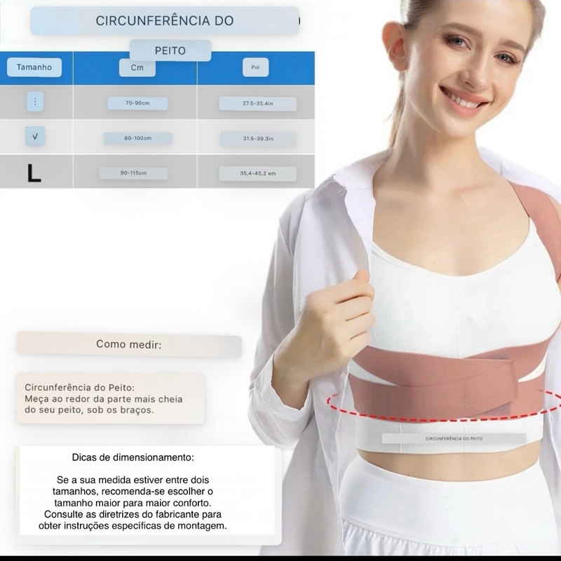Postura Perfeita e Conforto | Corretor de Postura SPRRTOR
