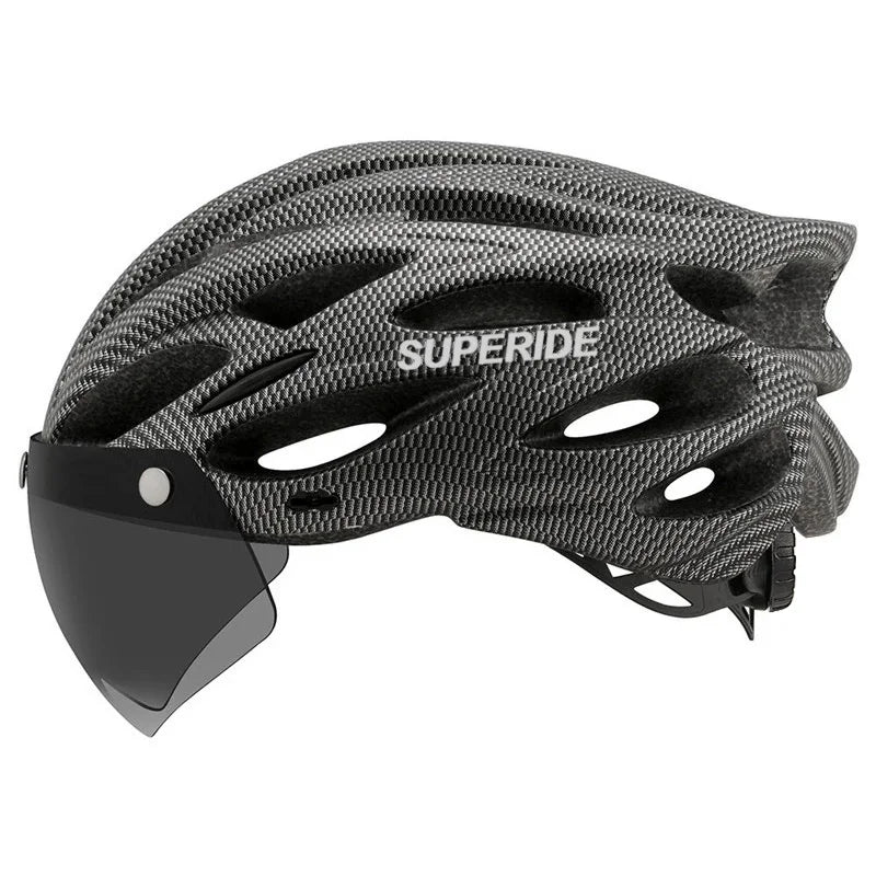 Capacete SUPERIDE Ultalight com Óculos Magnéticos e Viseira