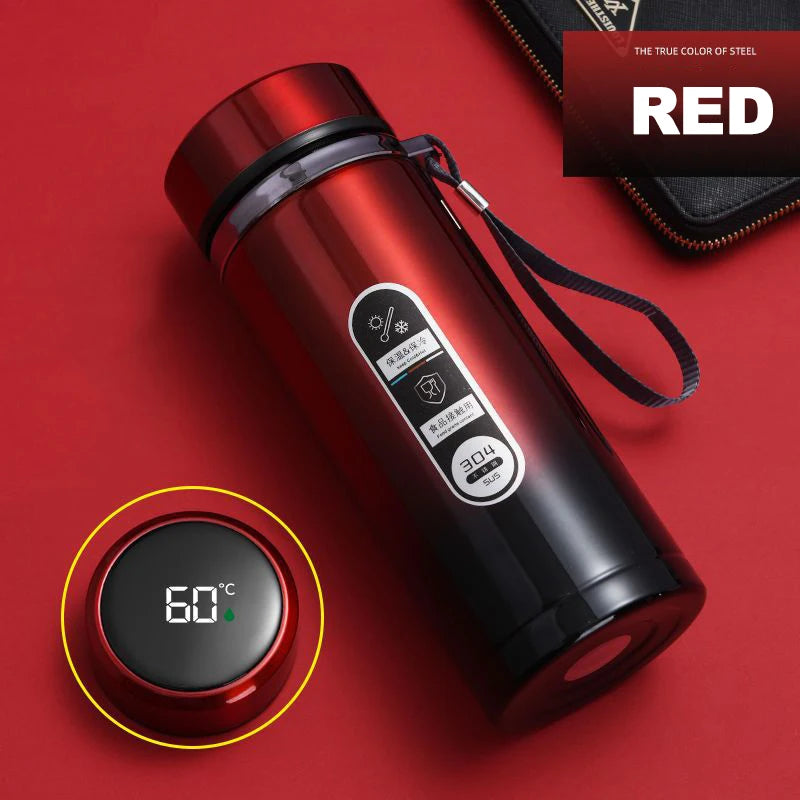 Garrafa Térmica LED 500ML-1L – Aço Inoxidável
