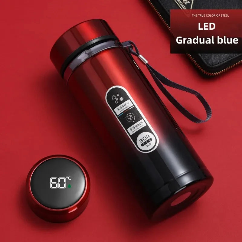 Garrafa Térmica LED 500ML-1L – Aço Inoxidável