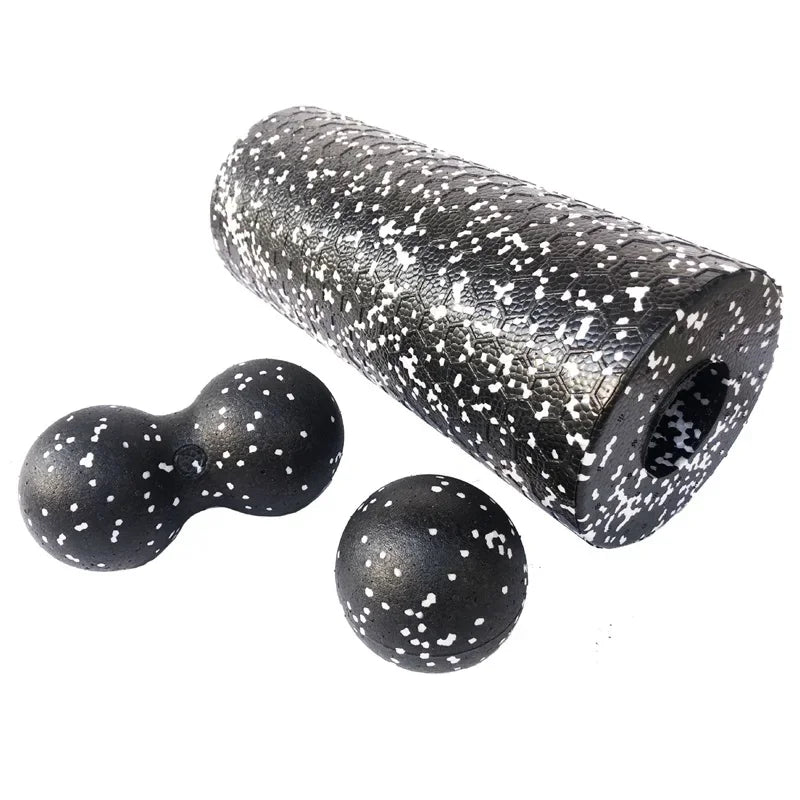 Kit Rolo de Espuma EPP 3 Peças – Relaxamento e Yoga