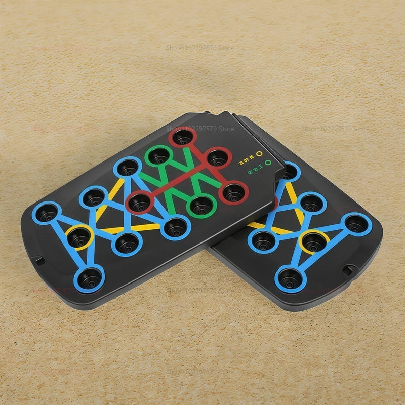 Placa Push-Up Multifuncional – Treino Completo em Casa