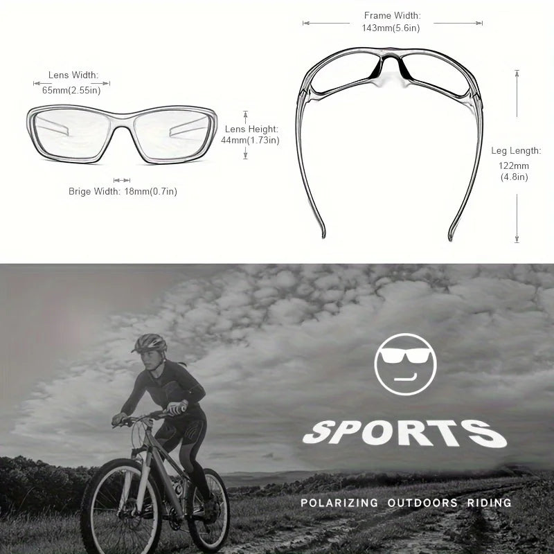 Óculos de Sol Polarizados Masculinos UV400 – Esporte & Estilo