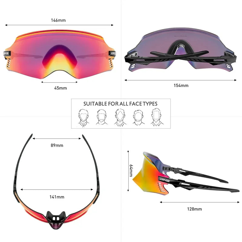 Óculos Ciclismo UV400 Fotocromático Unissex