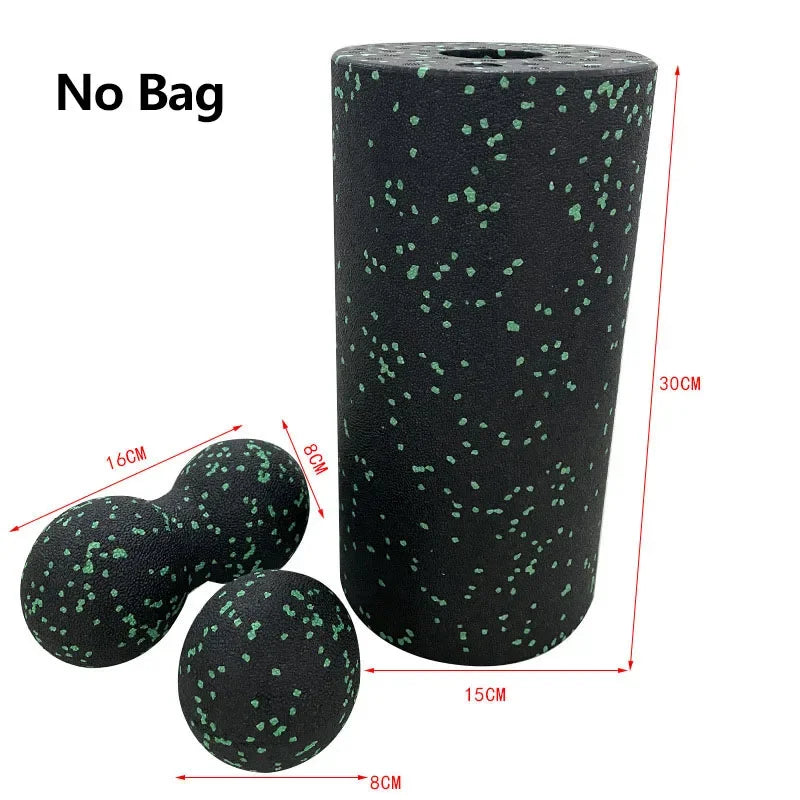 Kit Rolo de Espuma EPP 3 Peças – Relaxamento e Yoga