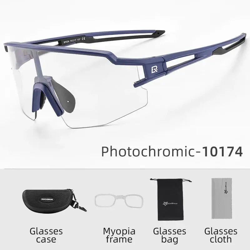 Óculos ROCKBROS 1017 | Photochromic e Polarizado