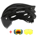 Capacete SUPERIDE Ultalight com Óculos Magnéticos e Viseira