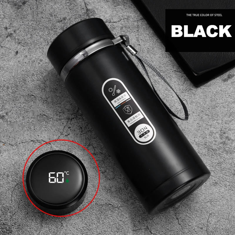 Garrafa Térmica LED 500ML-1L – Aço Inoxidável