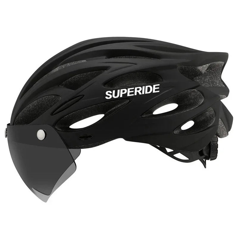 Capacete SUPERIDE Ultalight com Óculos Magnéticos e Viseira