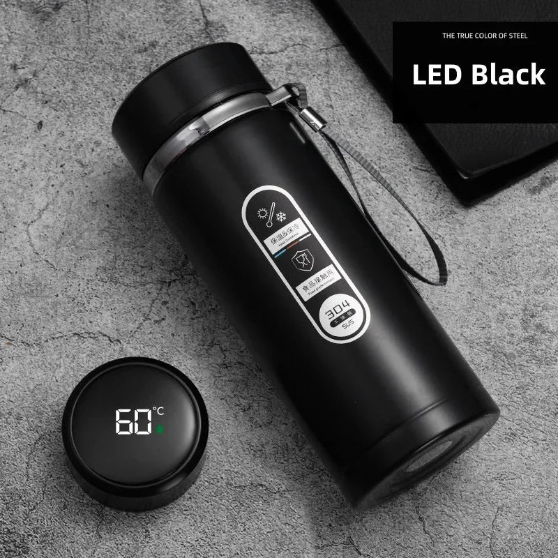Garrafa Térmica LED 500ML-1L – Aço Inoxidável