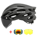 Capacete SUPERIDE Ultalight com Óculos Magnéticos e Viseira