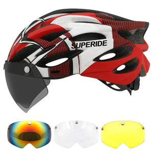 Capacete SUPERIDE Ultalight com Óculos Magnéticos e Viseira