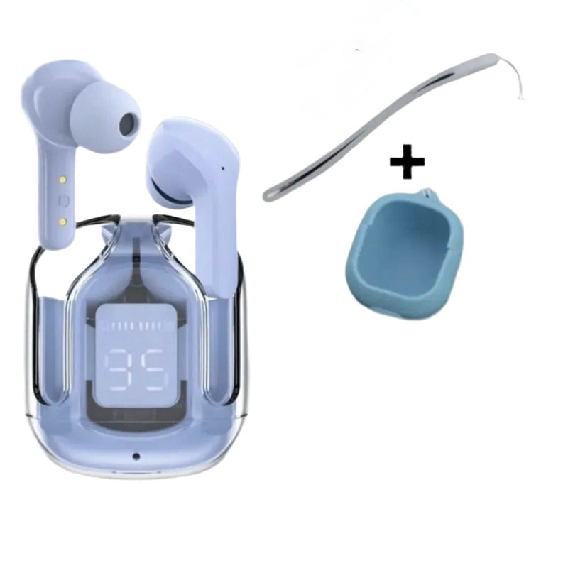 Fone T2 TWS Gamer Bluetooth 5.3 + Capa e Cordão - Lynzo