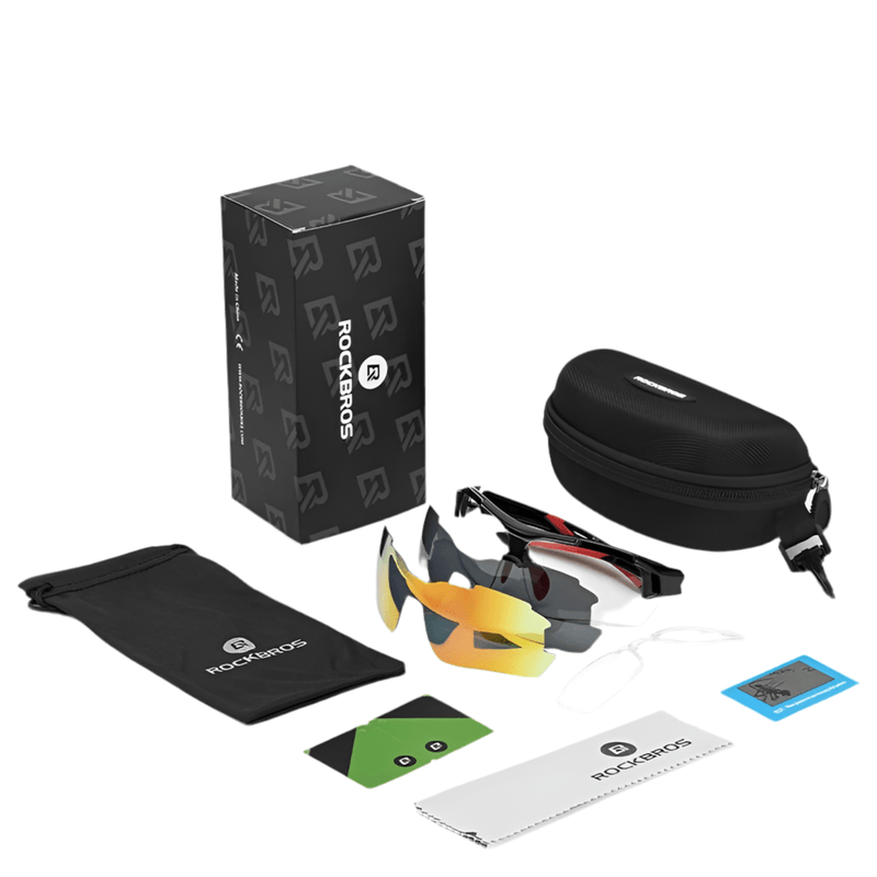 Óculos Rockbros 5 Lentes Intercambiáveis Ciclismo Profissional - Lynzo